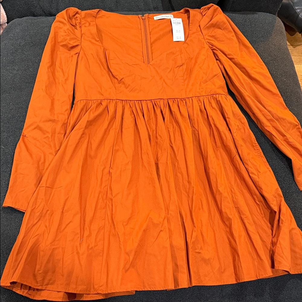 Abercrombie & Fitch Vibrant Orange Dress